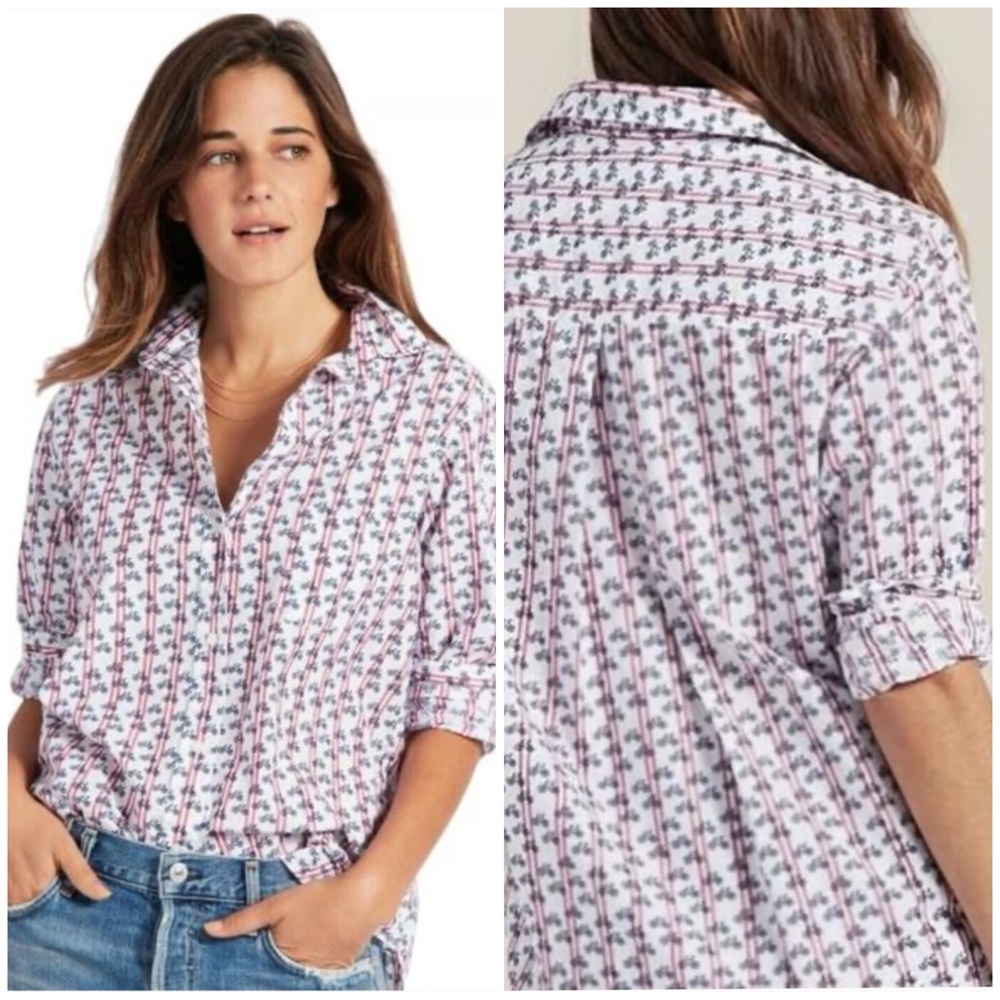 NWT Anthropologie GRAYSON The Hero Button Down Shirt Bicycle